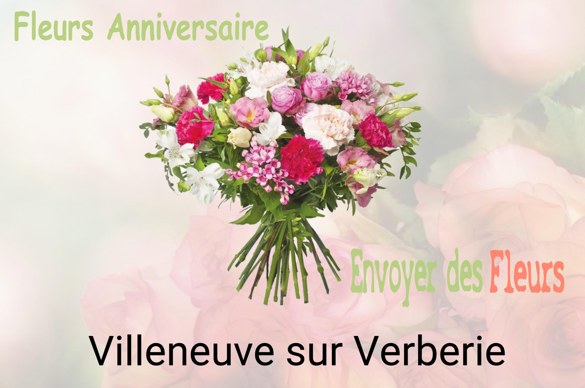 Bouquet de fleurs d’anniversaire livré à Villeneuve-sur-Verberie