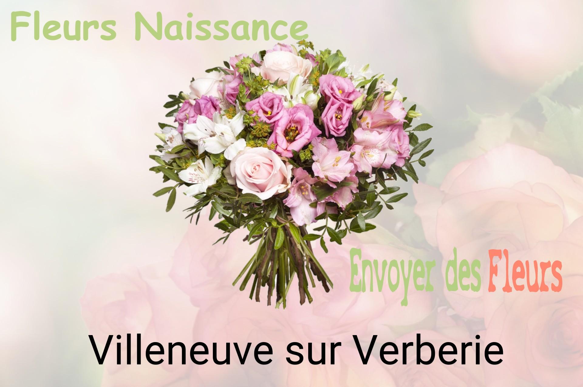 Bouquet de fleurs de naissance livré à Villeneuve-sur-Verberie