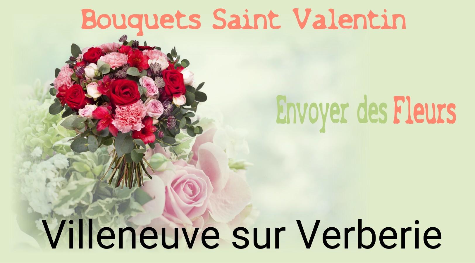 Roses de Saint-Valentin livrées à Villeneuve-sur-Verberie